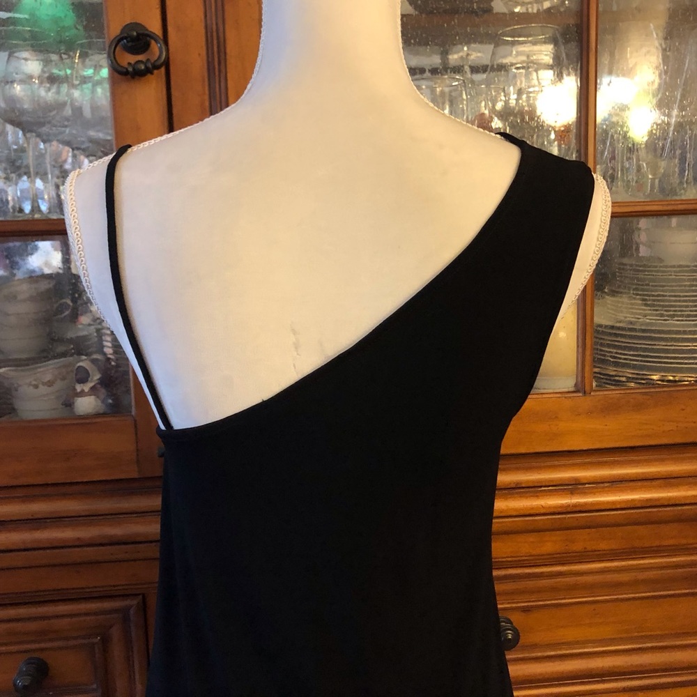 NWT Banana Republic Black Asymmetrical Top Size Small - Picture 6 of 6